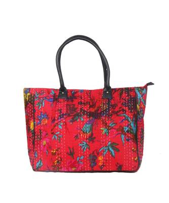 Vintage Handmade Bird kantah asian art Women Hand Bag 1