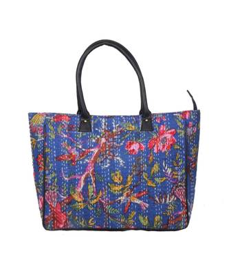 Vintage Handmade Bird kantah asian art Women Hand Bag 1