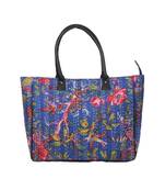 Vintage Handmade Bird kantah asian art Women Hand Bag