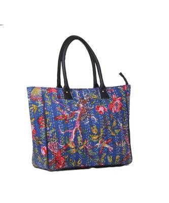 Vintage Handmade Bird kantah asian art Women Hand Bag 2