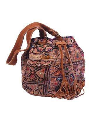 Vintage Handmade Indian asian art Women Hand Bag 1