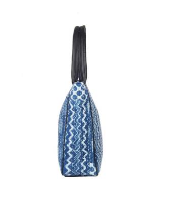 Vintage Handmade Indigo Kantha asian art Women Hand Bag 3