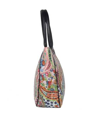 Vintage Handmade Phaisely Print asian art Women Hand Bag 3