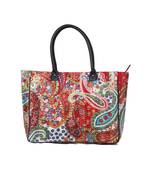 Vintage Handmade Phaisely Print asian art Women Hand Bag