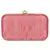 Anekaant Tulle Printed Silk Clutch Pink & Gold