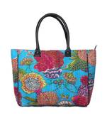 Vintage Handmade Pinapple printe asian art Women Hand Bag