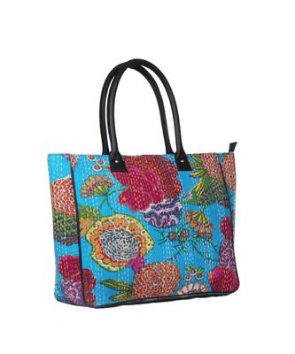 Vintage Handmade Pinapple printe asian art Women Hand Bag 2
