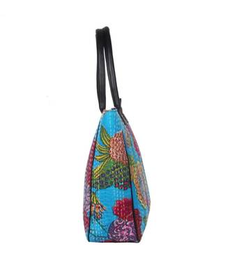 Vintage Handmade Pinapple printe asian art Women Hand Bag 3