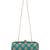 Anekaant Tulle Printed Faux Silk Clutch Rama Green & Gold