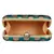 Anekaant Tulle Printed Faux Silk Clutch Rama Green & Gold