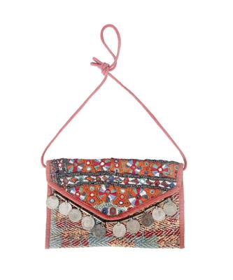 Women Multi-Colour cotton Sling & Side Bag 1