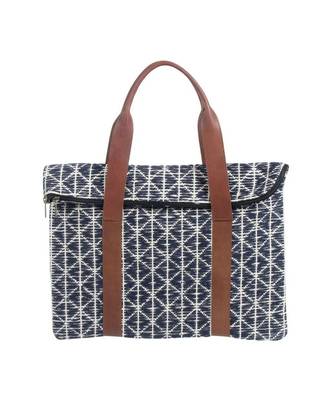 Vintage Dari Fabric Sweep leather Hand Bag 1