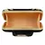 Anekaant Hasp Embroidered Velvet Clutch Black & Gold