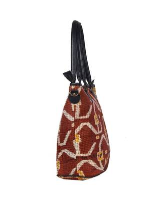 Vintage Handmade bangali kantha asian art Women Hand Bag 3