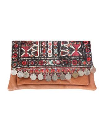 Women Multi-Colour cotton Clutch 1