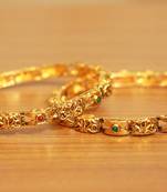 Gold Ruby       Bangles-And-Bracelets