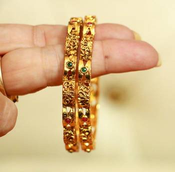 Gold Ruby       Bangles-And-Bracelets 3