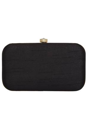 Anekaant Adorn Embellished Faux Silk Clutch Black & Multi 3