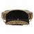 Anekaant Jewel Mosaic Metal Clutch Gold & Black