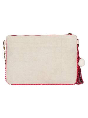 Anekaant Classy Natural & Multicolor Canvas Sling Bag 3