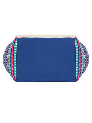Classy Natural & Multicolor Canvas Tote Bag 5