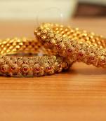 Gold Ruby       Bangles-And-Bracelets