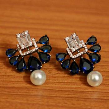 Blue Sapphire       Studs 1