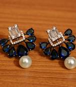 Blue Sapphire       Studs