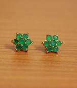 Green Emerald       Studs