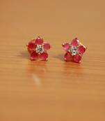 Red ruby  studs