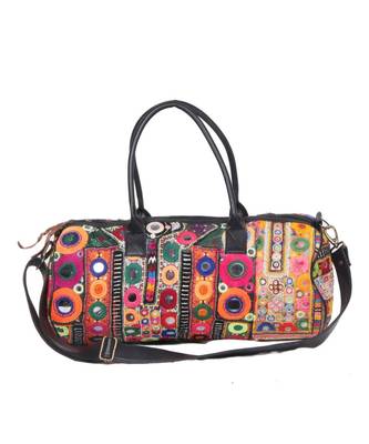 Vintage Handmade Gujrati Choli asian art Women Hand Bag 1