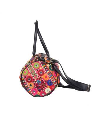 Vintage Handmade Gujrati Choli asian art Women Hand Bag 3