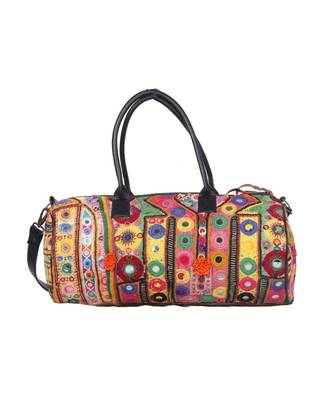 Vintage Handmade Gujrati Choli asian art Women Hand Bag 4