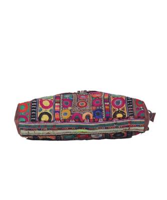 Indian Handmade cotton  Leather Laptop  Bag 5