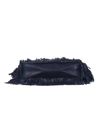 Indian Handmade cotton Black Leather  Bag 5