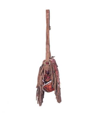 Indian Handmade cotton Orange   Bag 4