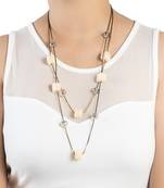 Cream necklaces