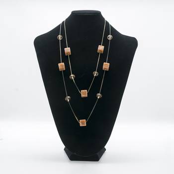 Peach necklaces 1
