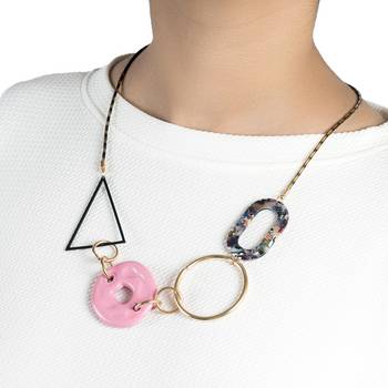 Pink necklaces 1