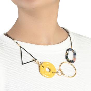 Yellow necklaces 1