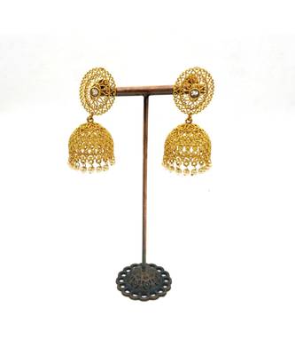 golden jhumka 1