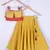 Girl Yellow Designer Lahenga Choli Set