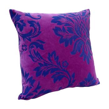 Reme  Embroidered Pink Velvet Single Cushion Cover 2