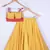 Girl Yellow Lahenga Choli For Kids