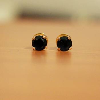 Blue Sapphire       Studs 1