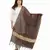 Coffee Banjara India Banarasi Solid Cotton Silk Dupatta