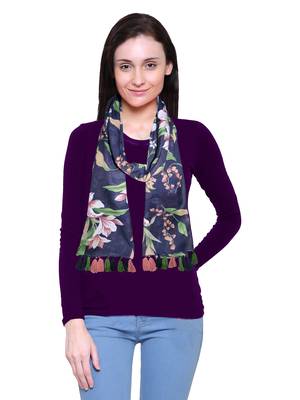 multicolor printed Polyester scarf 1