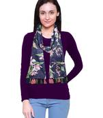 multicolor printed Polyester scarf