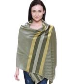 beige woven Viscose scarf