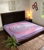 Indan 100% Cotton Queen Size Pink Ombre Tapestry